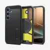 Spigen Galaxy S25 Tough Armor AI melns vāciņš ar galda statīvu