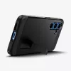 Spigen Galaxy S25 Tough Armor AI melns vāciņš ar galda statīvu