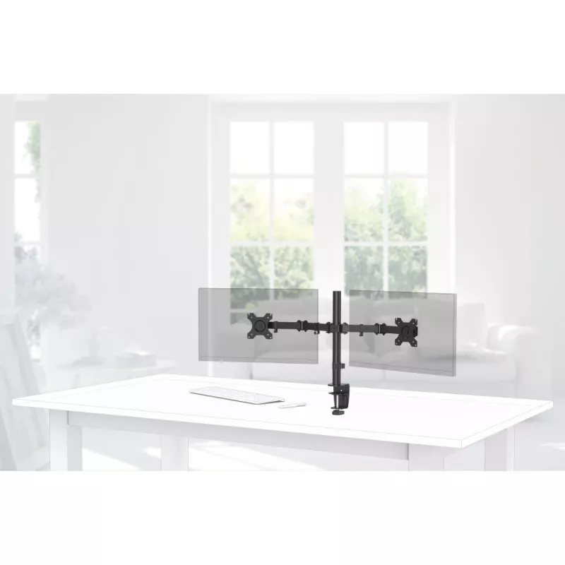 Hama 00118491 monitora stiprinājums / statīvs 81,3 cm (32 collas) Galda Melns