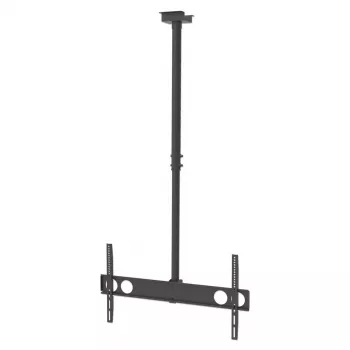 Manhattan griestu stiprinājums televizoriem un monitoriem, Ekrāniem: 37 collas līdz 75 collas, Regulējams augstums: 105-156 cm, VESA saderība: viss starp 200x200 līdz 800x400 mm - pārbaudiet četru montāžas atveru izmērus ekrāna aizmugurē, lai pārliecinātos, ka tas der, Maks. 50 kg, LFD, Kronšteins