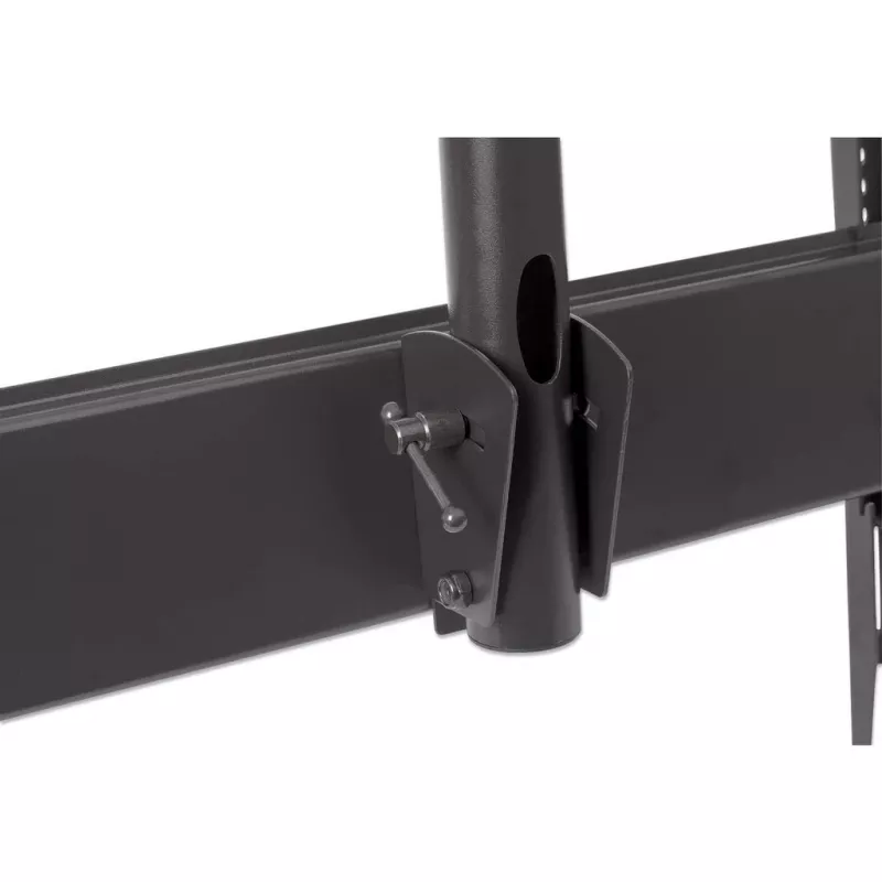 Manhattan griestu stiprinājums televizoriem un monitoriem, Ekrāniem: 37 collas līdz 75 collas, Regulējams augstums: 105-156 cm, VESA saderība: viss starp 200x200 līdz 800x400 mm - pārbaudiet četru montāžas atveru izmērus ekrāna aizmugurē, lai pārliecinātos, ka tas der, Maks. 50 kg, LFD, Kronšteins