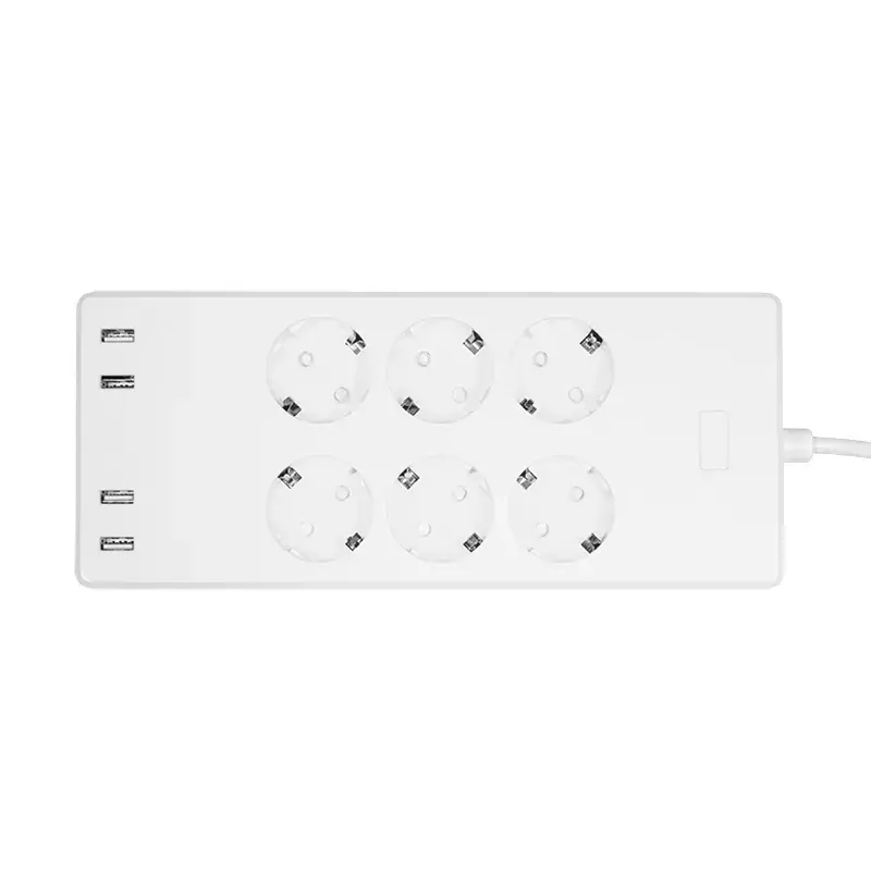 LogiLink Wi-Fi viedā kontaktligzdu bloks 6-vietīgs CEE 7/3 4x USB