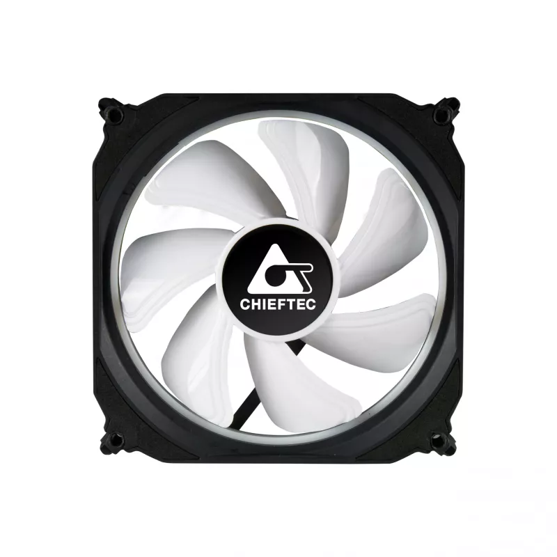 Chieftec CF-3012-RGB datora dzesēšanas sistēma Datora korpusa ventilators 12 cm Melns