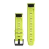 Band Garmin QuickFit 22 dzeltena Silicone