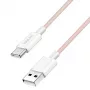 LogiLink USB 2.0 Type-C kabelis C/M uz A/M 60W rozā 1.5 m