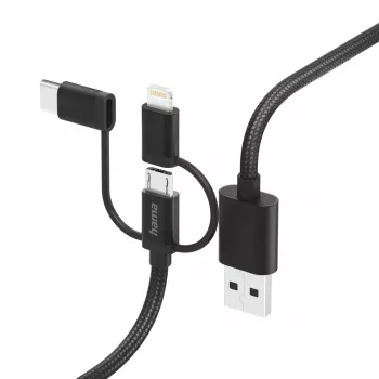Hama 00201536 USB kabelis USB 2.0 1,5 m USB A USB C Melns