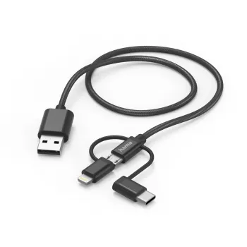 Hama 00201536 USB kabelis USB 2.0 1,5 m USB A USB C Melns