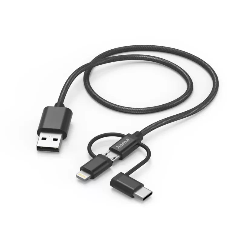 Hama 00201536 USB kabelis USB 2.0 1,5 m USB A USB C Melns