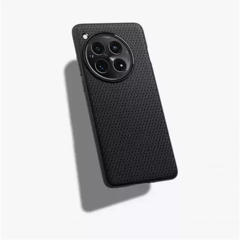 Spigen OnePlus 12 Liquid Air Matte Melns mobilā telefona maciņš 17,3 cm