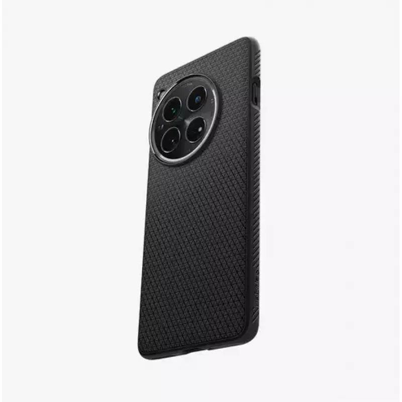Spigen OnePlus 12 Liquid Air Matte Melns mobilā telefona maciņš 17,3 cm