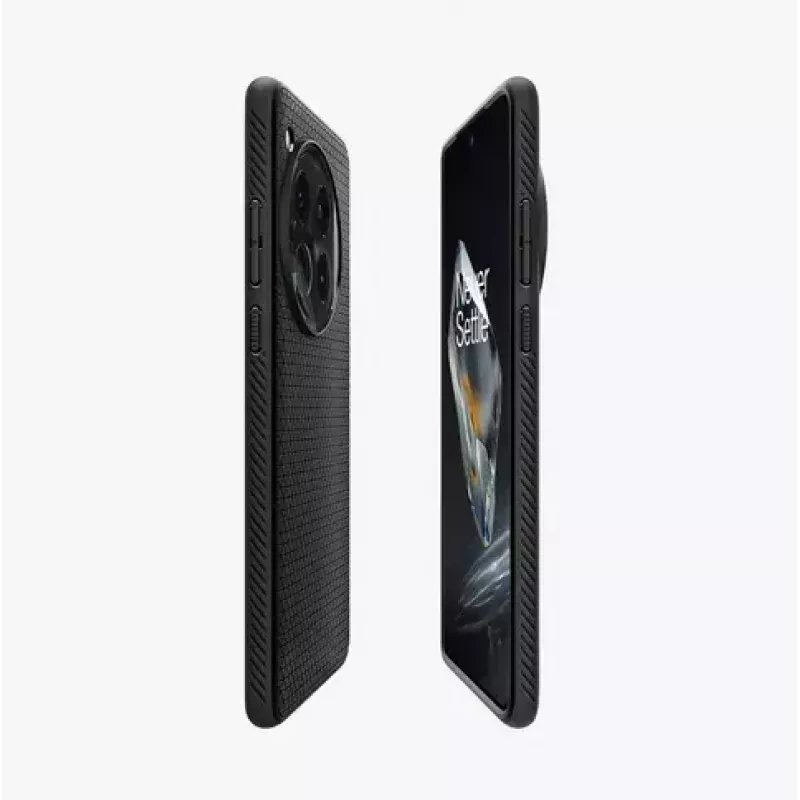 Spigen OnePlus 12 Liquid Air Matte Melns mobilā telefona maciņš 17,3 cm