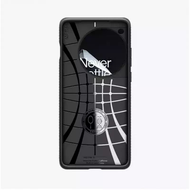 Spigen OnePlus 12 Liquid Air Matte Melns mobilā telefona maciņš 17,3 cm