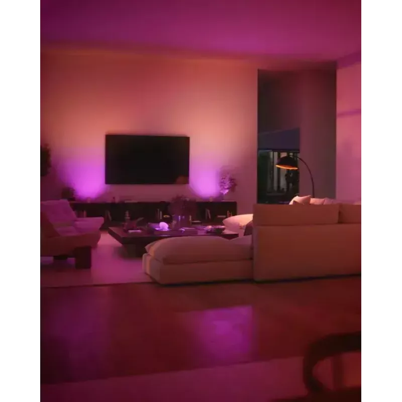Philips Hue White and colour ambience Starter kit: 3 GU10 spuldzes + Dimmer slēdzis + Bridge Pro
