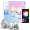 Philips Hue White and colour ambience Essential GU10 – viedais prožektors – 345 lm – 4,7 W – 2 iepakojumā