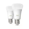 Philips A60 E27 viedā spuldze — Bluetooth/Zigbee, 6 W, 810 lm, balta, 2 gab. iepakojumā
