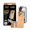 Ekrāna aizsarga un maciņa komplekts PanzerGlass CARE 3-in-1 Feature Kick iPhone 17 Pro Max — rūdīts stikls, PET, silikons, caurspīdīgs