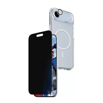 Aizsargājošs tālruņa maciņš PanzerGlass CARE priekš iPhone 17 Air — Privātuma 3-in-1