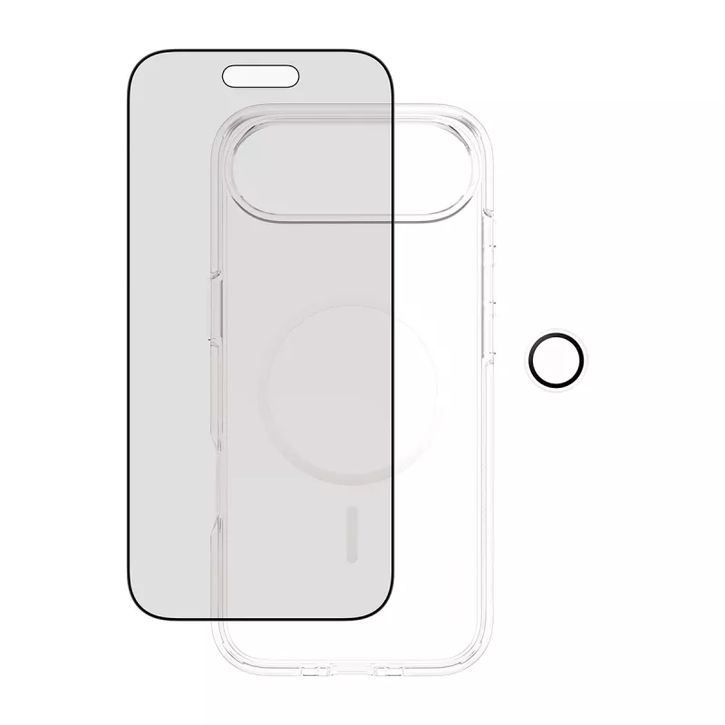 Aizsargājošs tālruņa maciņš PanzerGlass CARE priekš iPhone 17 Air — Privātuma 3-in-1
