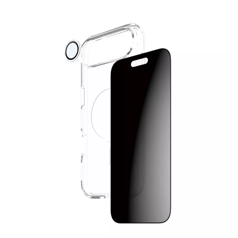 Aizsargājošs tālruņa maciņš PanzerGlass CARE priekš iPhone 17 Air — Privātuma 3-in-1
