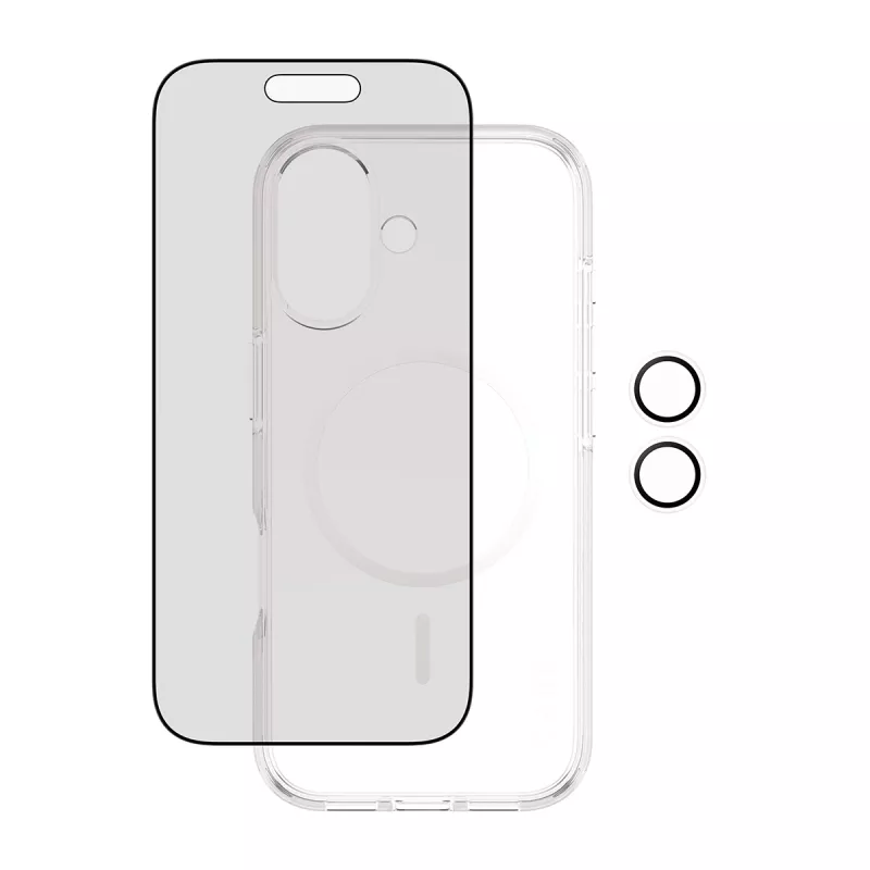 Aizsargapvalks PanzerGlass Case CARE iPhone 17 ar privātuma funkciju, 3-in-1 funkcionalitāte