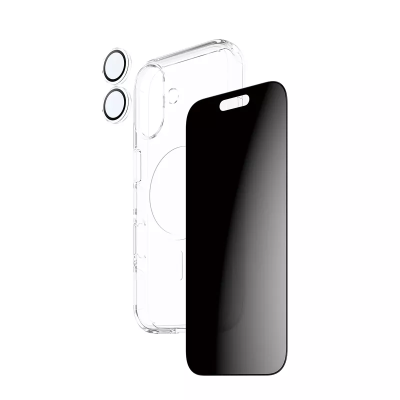 Aizsargapvalks PanzerGlass Case CARE iPhone 17 ar privātuma funkciju, 3-in-1 funkcionalitāte