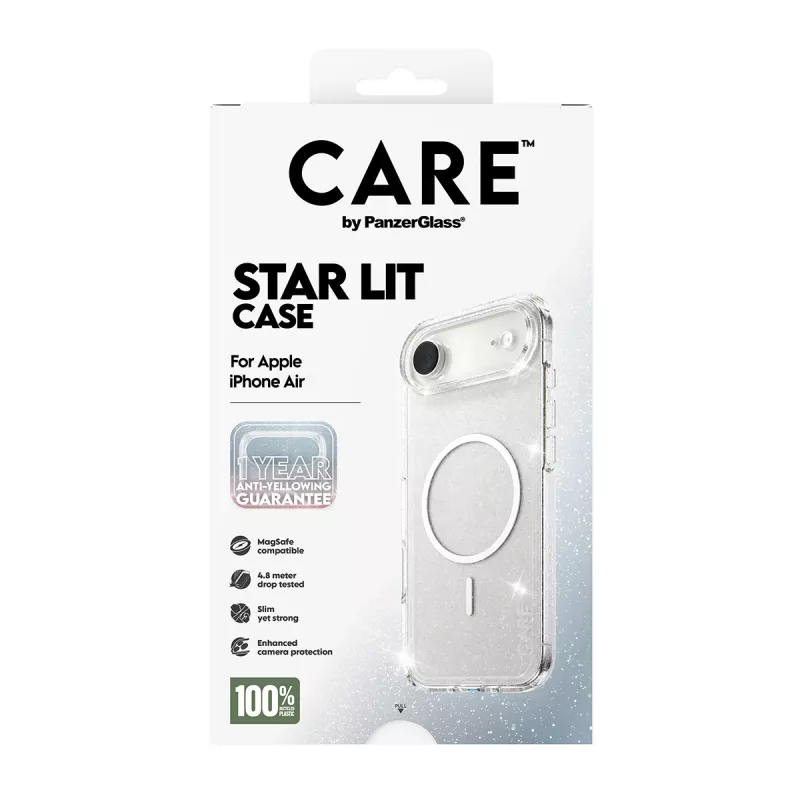 PanzerGlass CARE by ® Flagship Case Urban Explorer Star Lit balta MagSafe iPhone Air