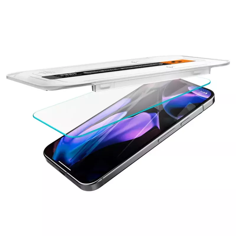 Spigen Glass Screen Protector EZ Fit GLAS.tR plāns for Google Pixel 9 / 9 Pro