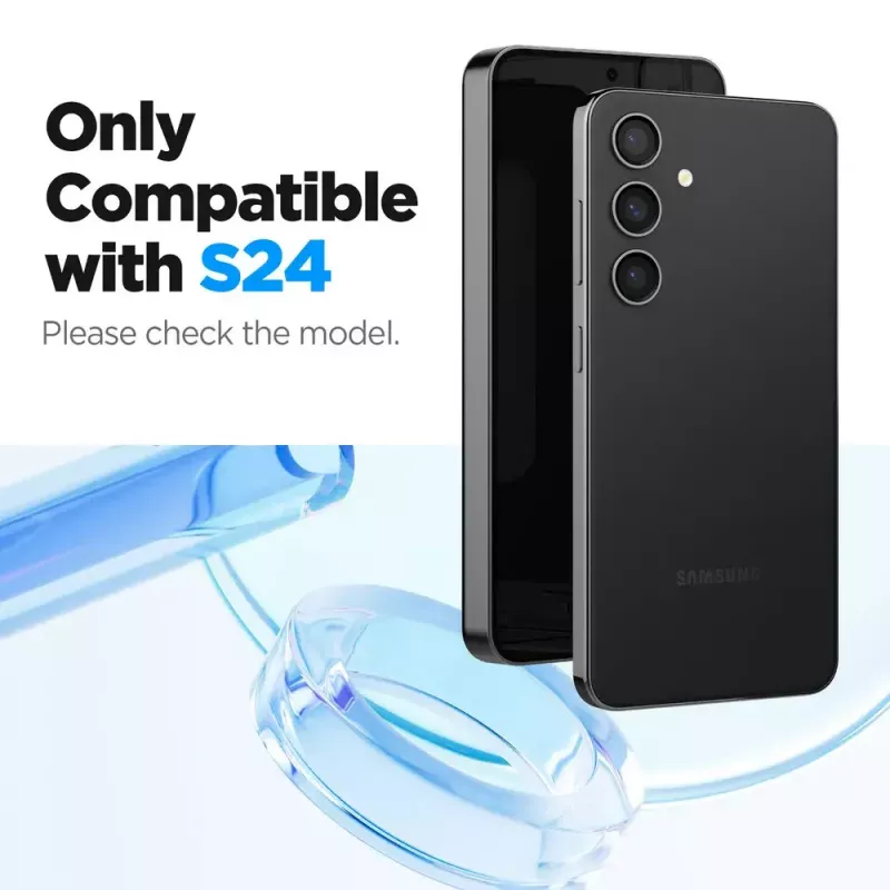 Stikla ekrāna aizsargs Spigen Galaxy S24 putekļu un skrāpējumu izturīgs