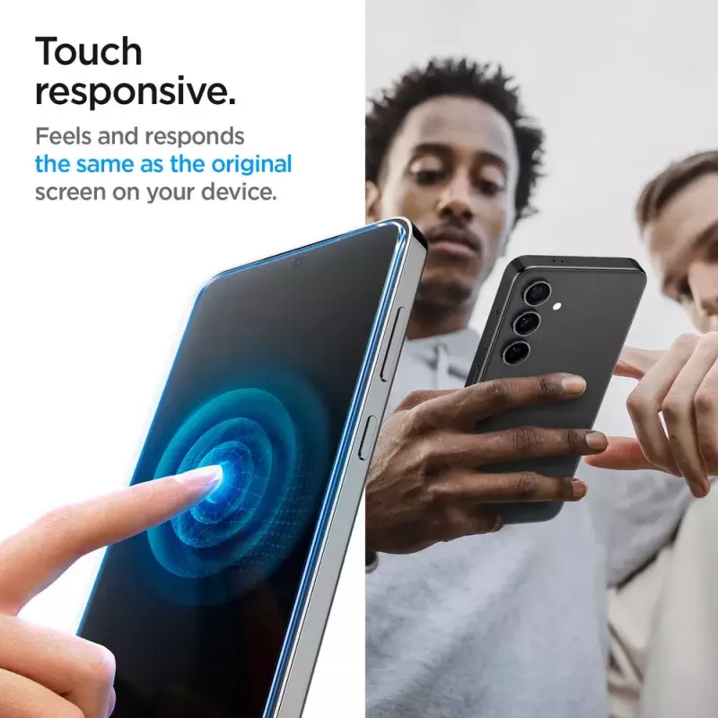 Stikla ekrāna aizsargs Spigen Galaxy S24 putekļu un skrāpējumu izturīgs