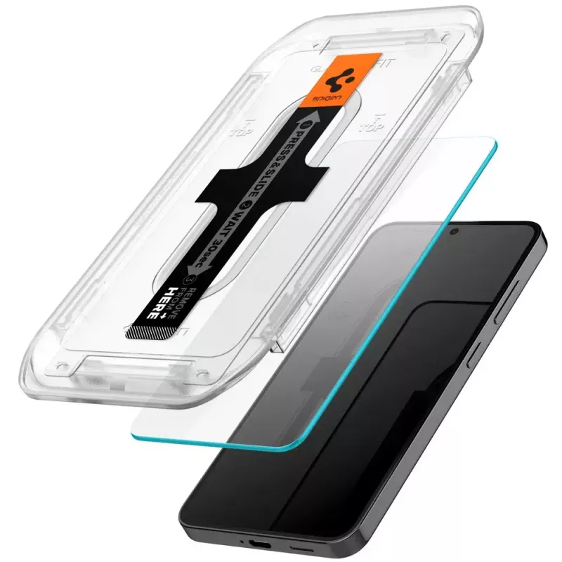Stikla ekrāna aizsargs Spigen Galaxy S24 putekļu un skrāpējumu izturīgs