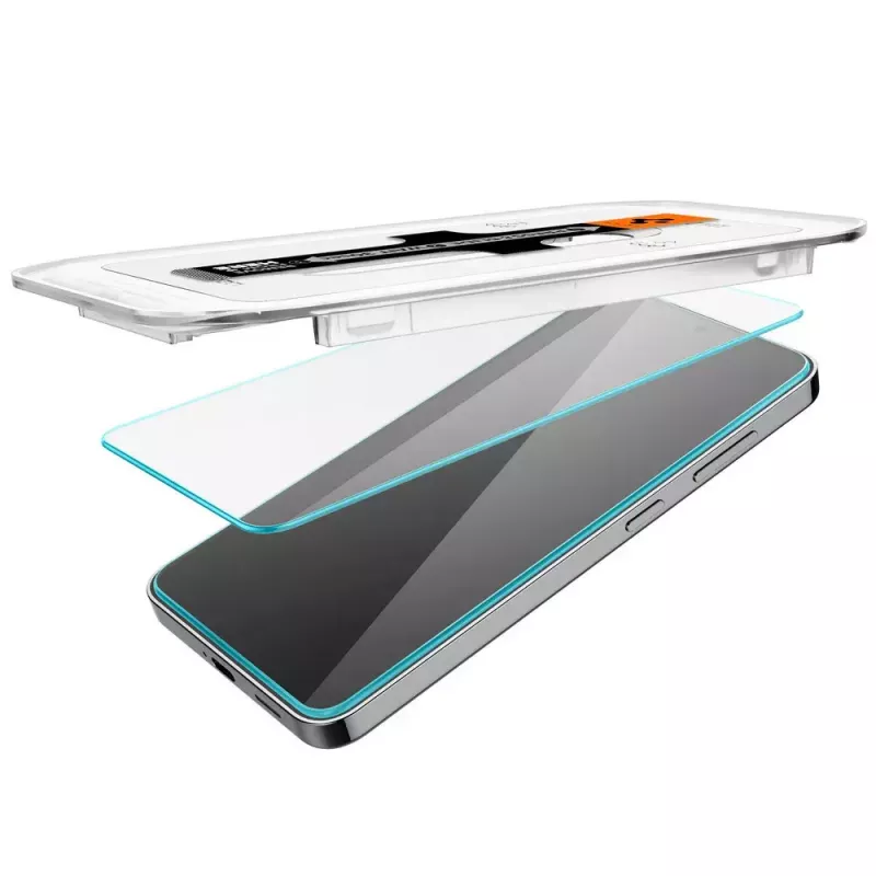 Stikla ekrāna aizsargs Spigen Galaxy S24 putekļu un skrāpējumu izturīgs