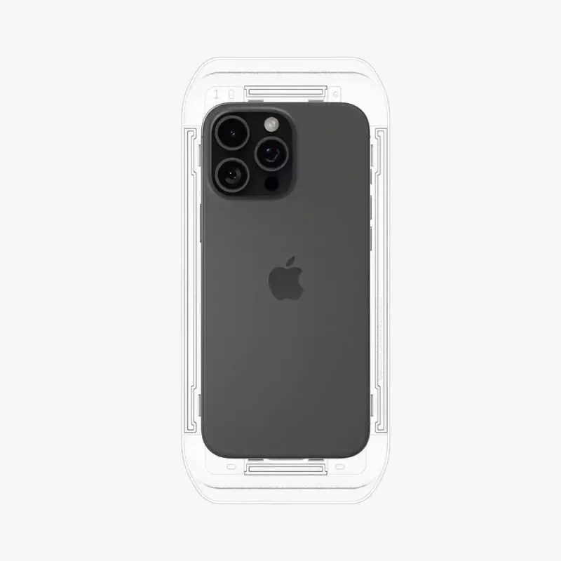 Spigen GLAS.tR EZ Fit kameras objektīva aizsargs Apple iPhone 16 Pro Max rūdīts stikls 2 gab.