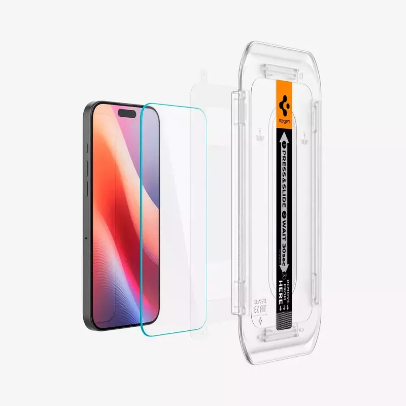 Spigen GLAS.tR EZ Fit kameras objektīva aizsargs Apple iPhone 16 Pro Max rūdīts stikls 2 gab.