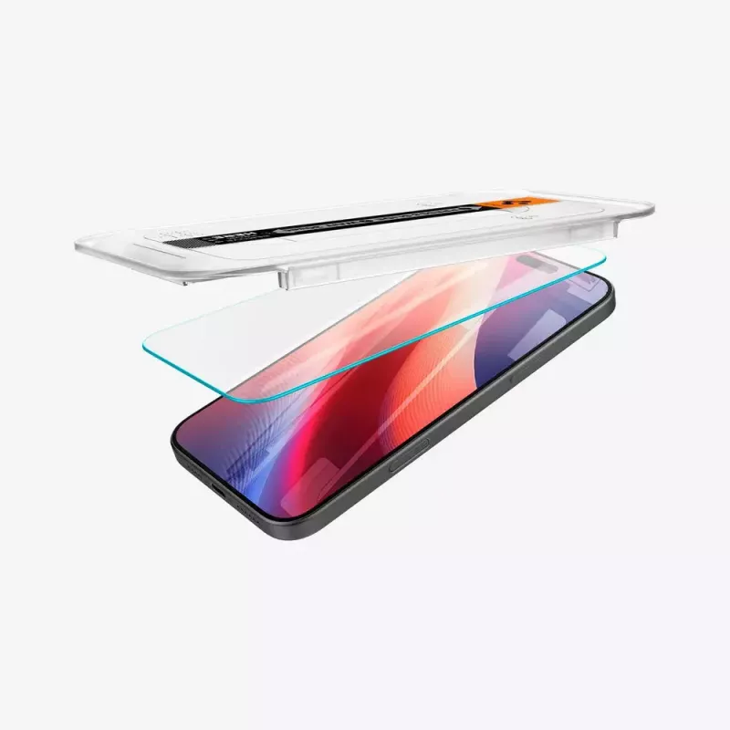 Spigen GLAS.tR EZ Fit kameras objektīva aizsargs Apple iPhone 16 Pro Max rūdīts stikls 2 gab.
