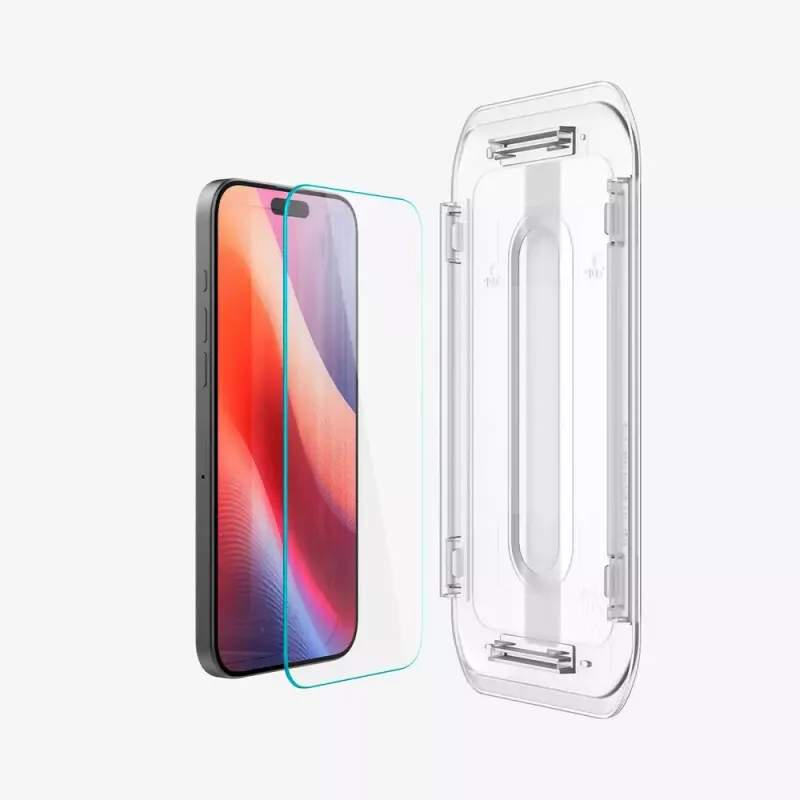 Spigen GLAS.tR EZ Fit kameras objektīva aizsargs Apple iPhone 16 Pro Max rūdīts stikls 2 gab.