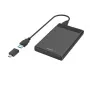 Hama 00200760 glabāšanas disku korpuss HDD/SSD korpuss Melns 2,5 collas