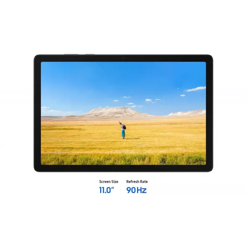 Planšetdators Samsung Galaxy Tab A11+ 5G (11 collas) — 11 collu displejs, 1920x1200, 256 GB, 8 GB RAM, 8 MP aizmugures kamera, 5 MP priekšējā kamera, 5G, IP52, pelēks
