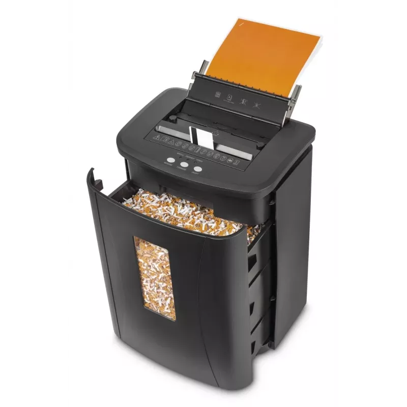 Hama Safe Auto M1200 papīra smalcinātājs Micro-cut smalcināšana 60 dB 22.5 cm Melns