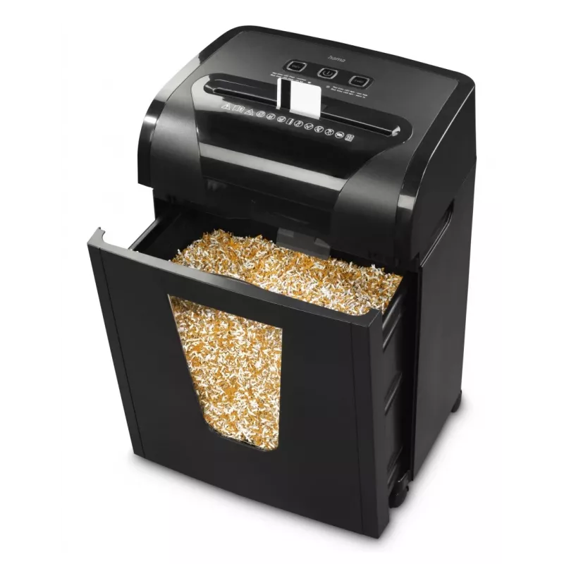 Hama Prime M100 papīra smalcinātājs Mikro-smalka smalcināšana 62 dB 22 cm Melns