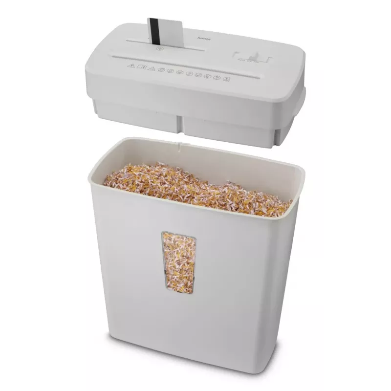 Hama Prime M50CD-W papīra smalcinātājs Micro-cut shredding 68 dB 22 cm Balts