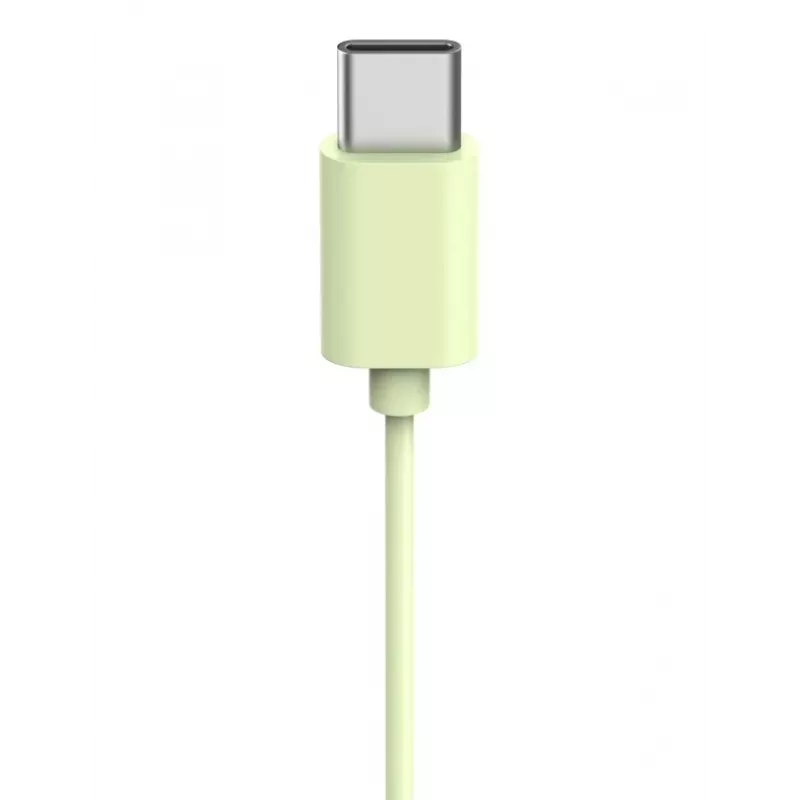 Austiņas Hama Fun C vadu USB Type-C zaļas 20-20000 Hz 1,2m