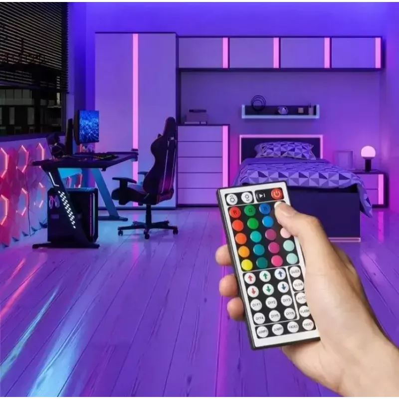 LED neon gaisma Vention PAEWJ-EU 5 m, silikona, līdzstrāva 12V, 72 LED/m, 15 W, IP65, IR tālvadība