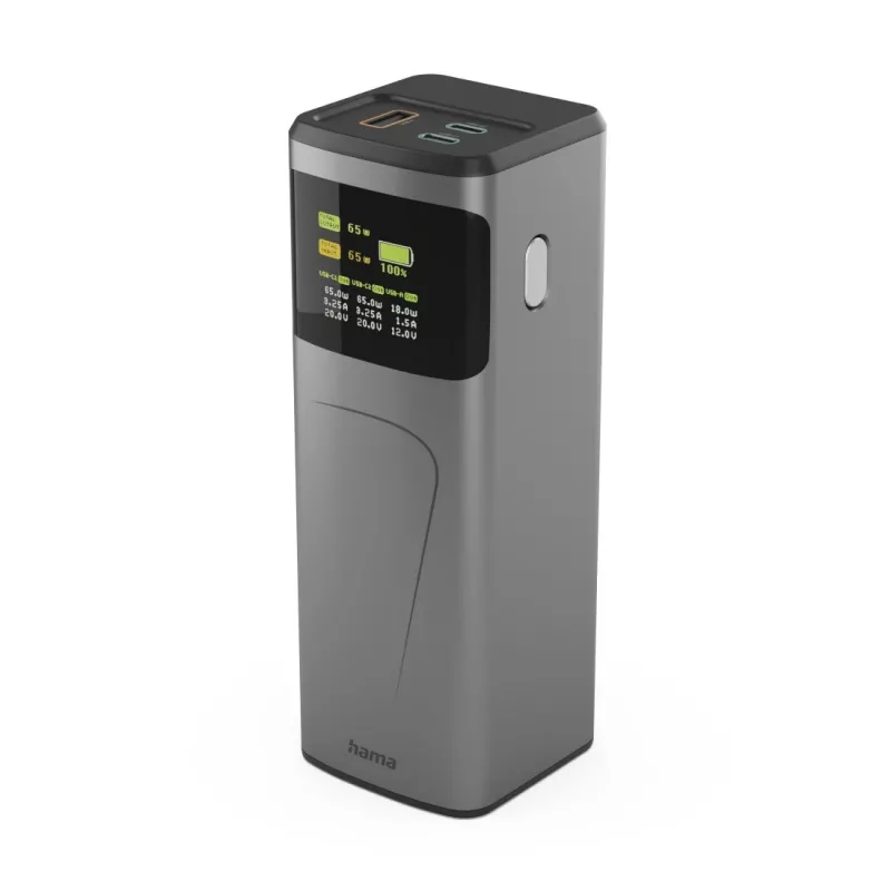 Hama High Power litija jonu (Li-Ion) 20000 mAh pelēks