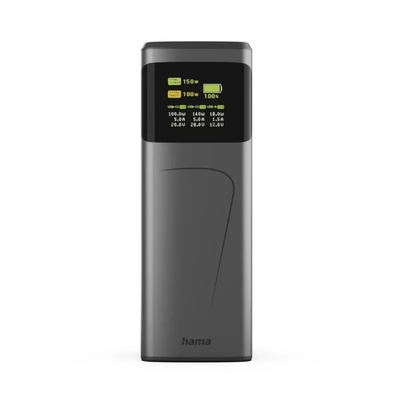 Hama High Power litija jonu (Li-Ion) 24000 mAh pelēks