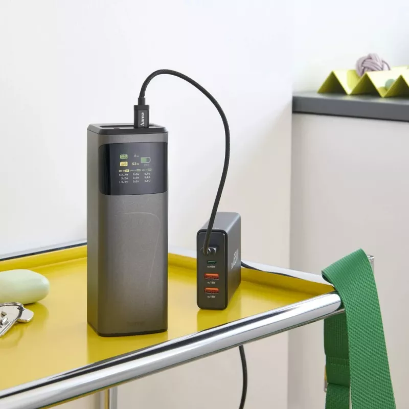Hama High Power litija jonu (Li-Ion) 24000 mAh pelēks