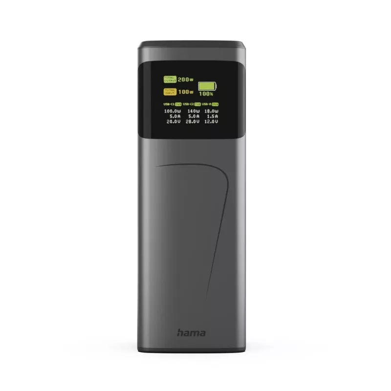 Hama High Power litija jonu (Li-Ion) 24000 mAh pelēks