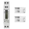 Vienfāzes elektroenerģijas skaitītājs QOLTEC 50887 1-fāze 230V LCD plāns