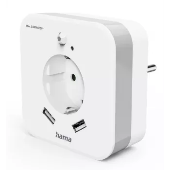 Kontaktligzdas nakts gaisma Hama 00223507 silti balta LED 3000K
