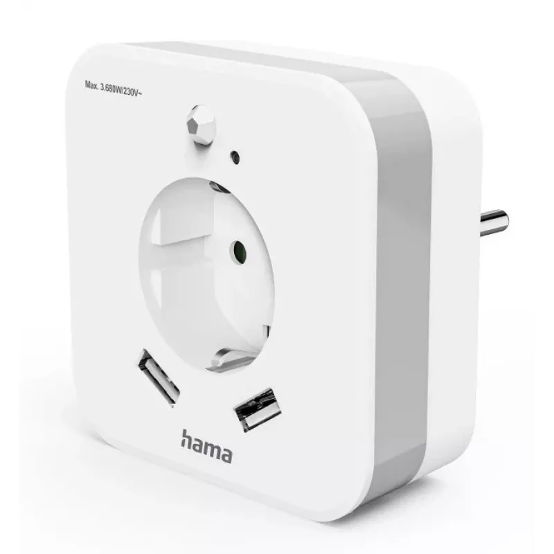 Kontaktligzdas nakts gaisma Hama 00223507 silti balta LED 3000K