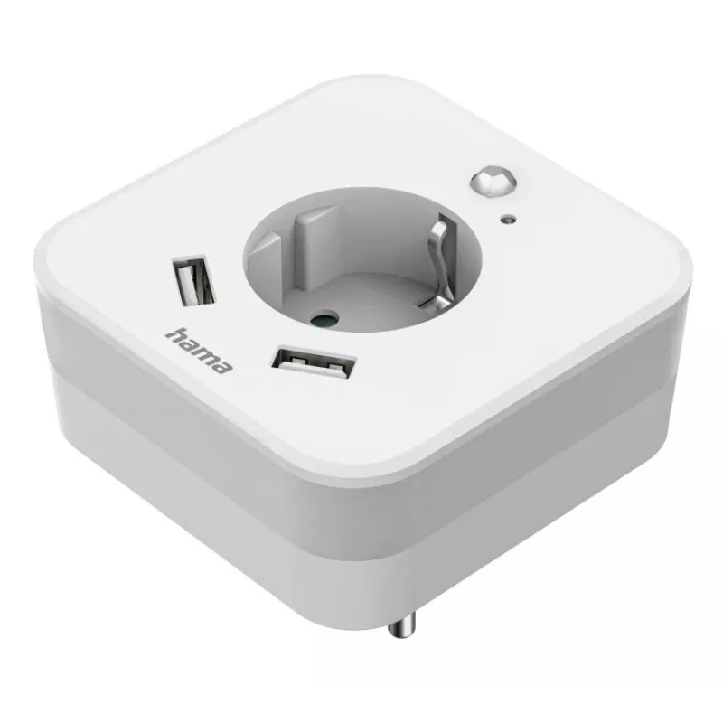 Kontaktligzdas nakts gaisma Hama 00223507 silti balta LED 3000K